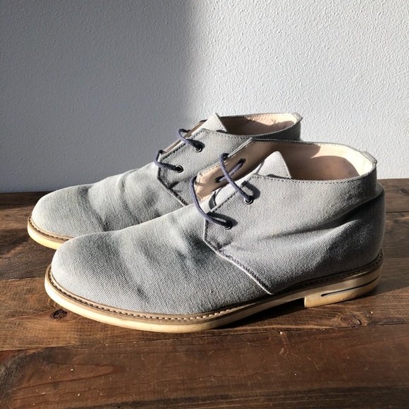J.D. Fisk Other - J.D. Fisk Canvas Henri Ankle Boots
